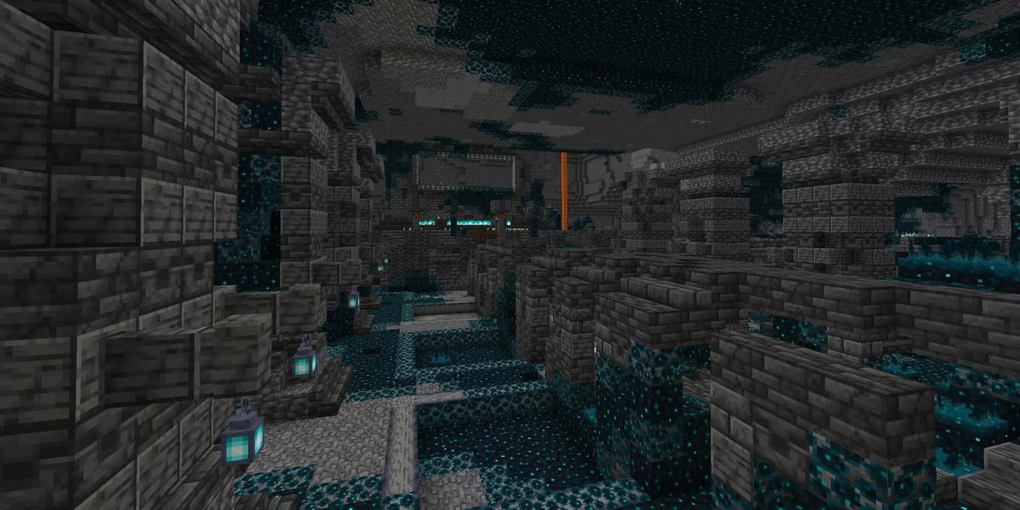 tunnel città antica minecraft