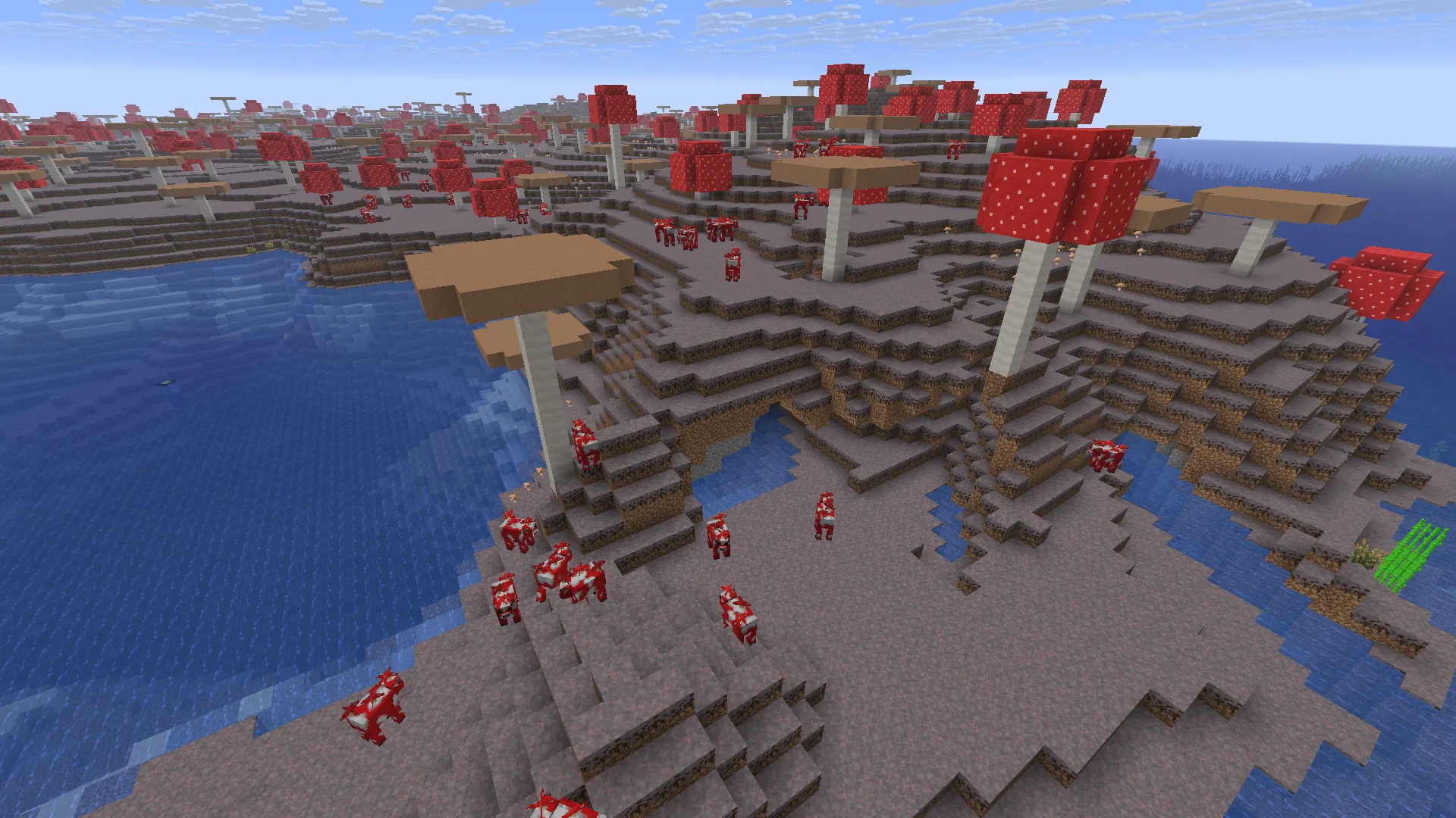 Isola Funghi in Minecraft Isola Funghi in Minecraft